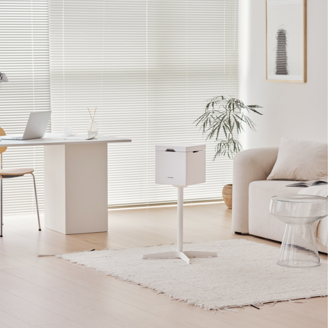 Stojak ze stali nierdzewnej do Carepod Cube Plus, biały